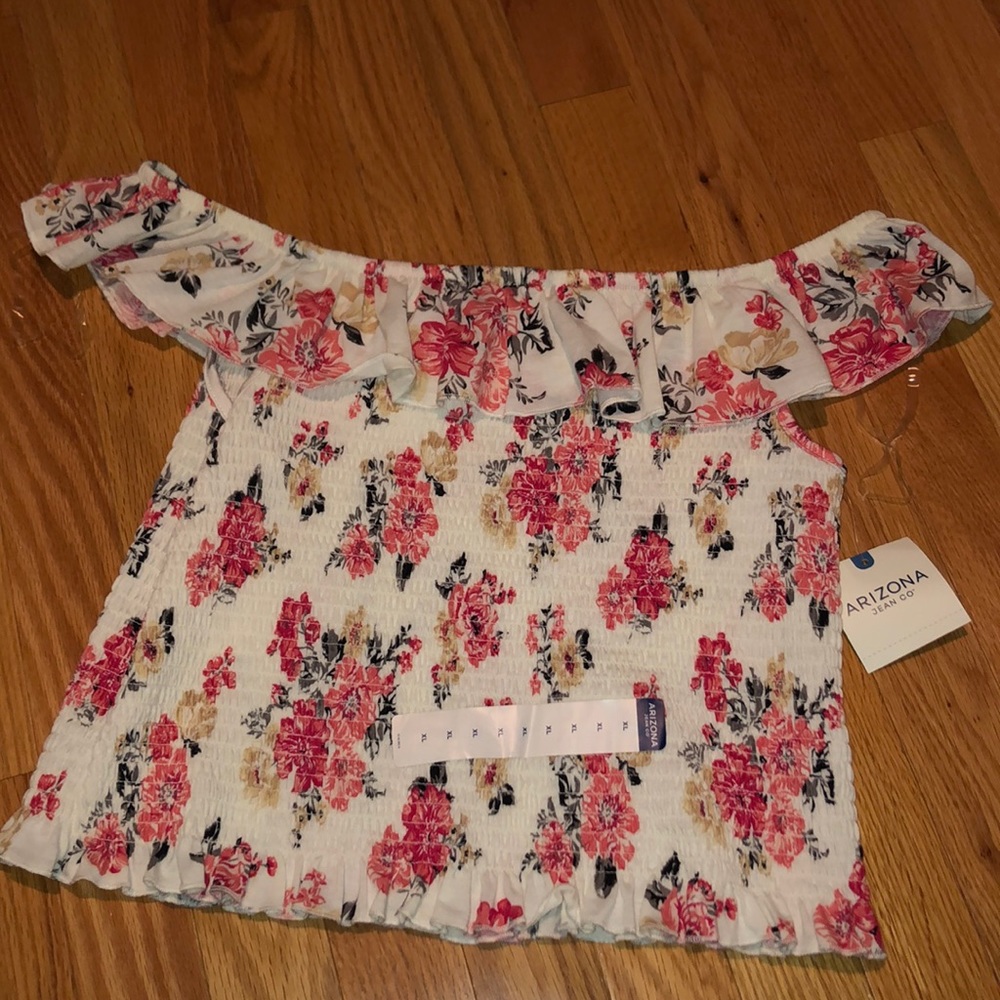 Floral crop top